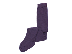 MP strømpebukser uld/bomuld purple